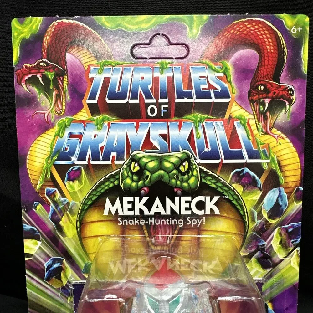 Masters of the Universe TMNT Origins Turtles of Grayskull Mekaneck Figure New